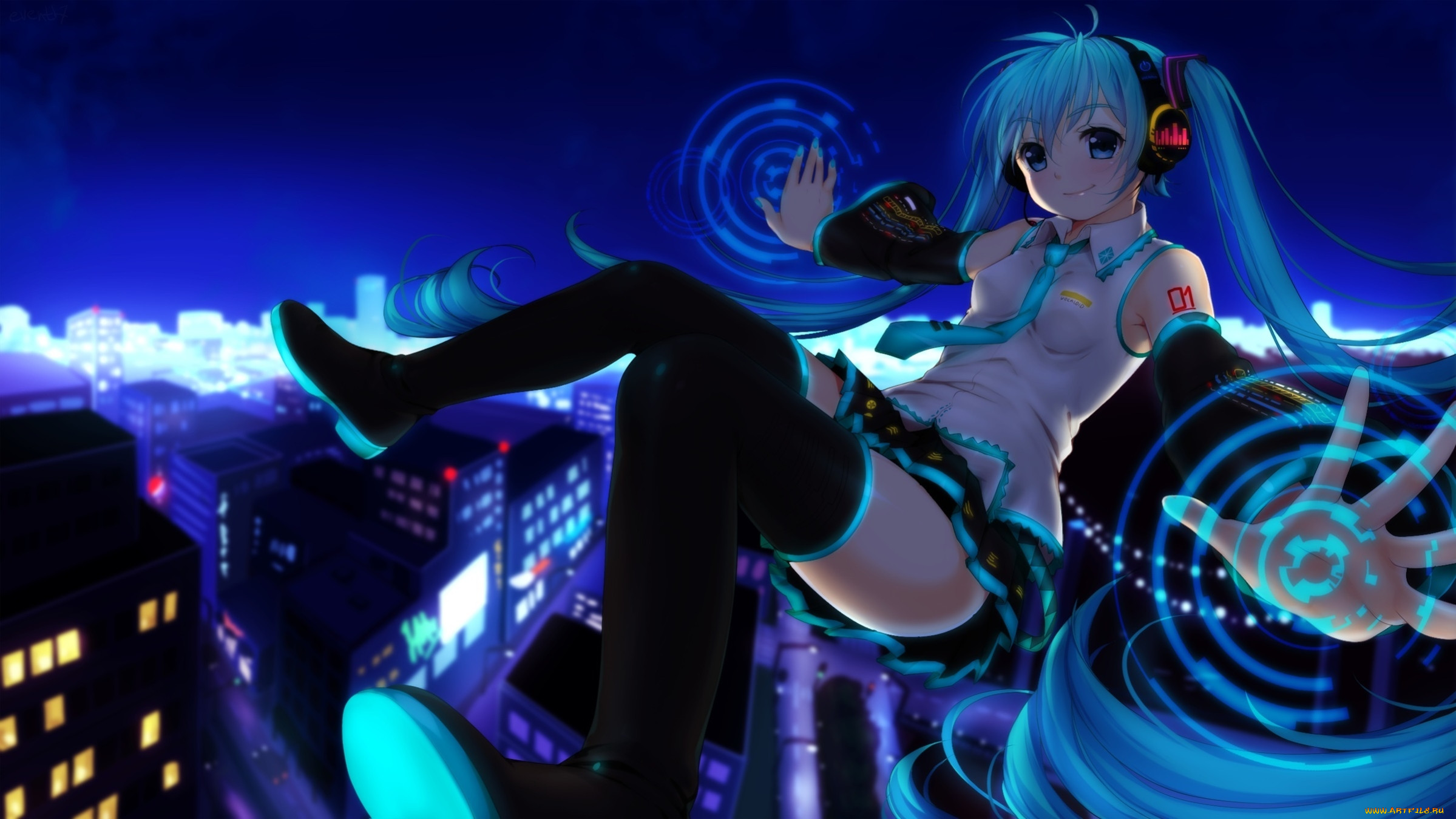 vocaloid, , , , , , , , , , hatsune, miku, eventh7, 